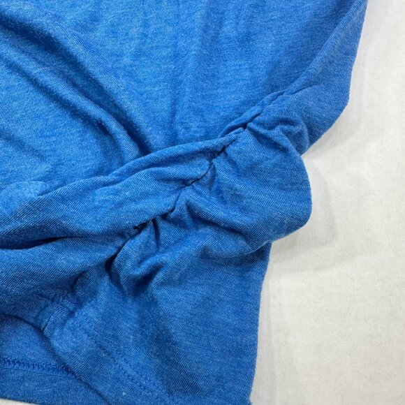 Athletic Works Women's Size Medium 8-10 T-Shirt V Neck Blue Preowned - Picture 4 of 10